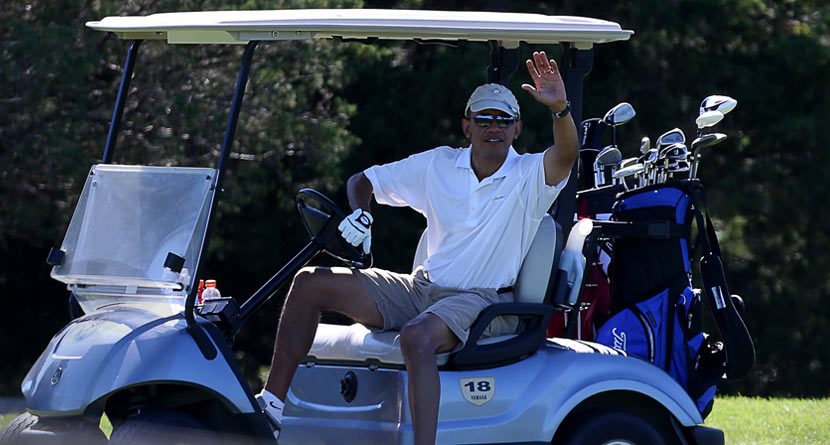 Obama Hits the Links with Larry David