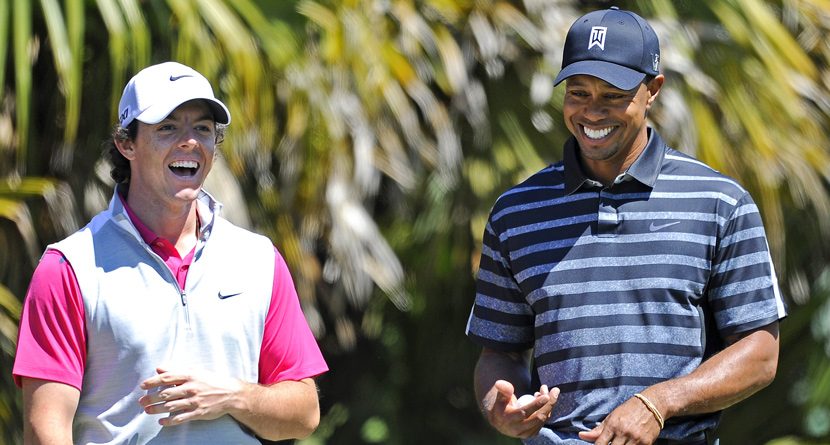 Tiger Woods, Rory McIlroy Arrive for ‘The Match at Mission Hills’
