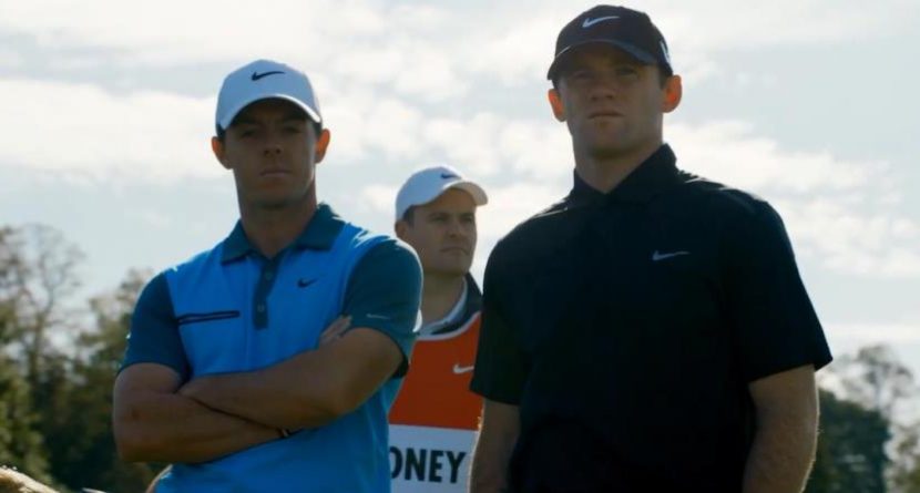 Rory McIlroy Battles Wayne Rooney in Nike Commercial