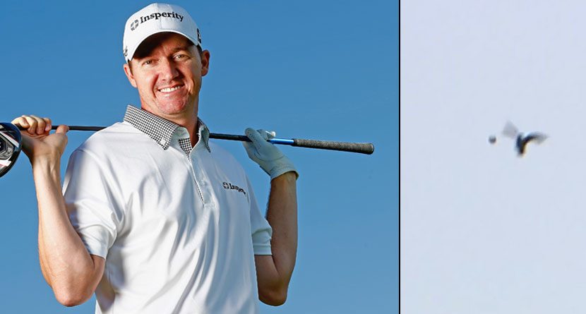 Video: Jimmy Walker Hits A Birdie… For Real