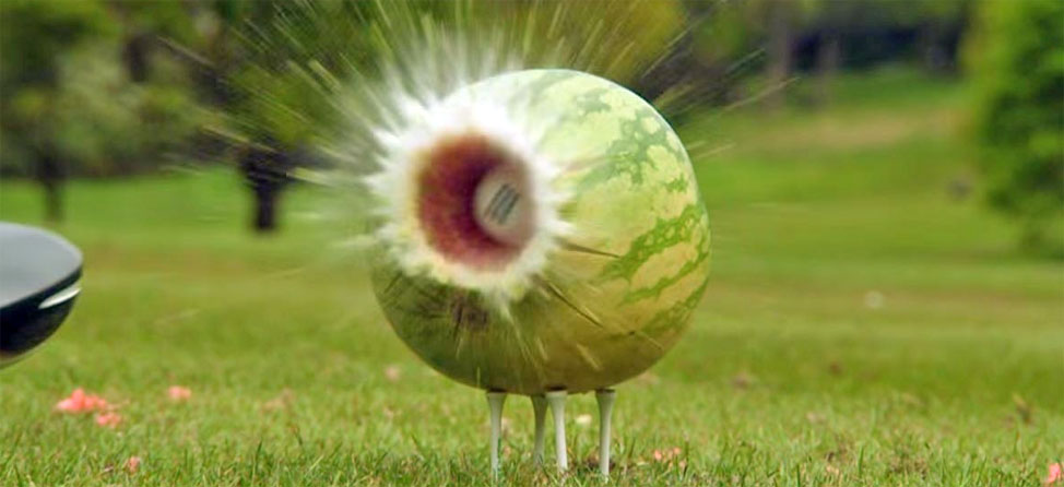 Long-Drive Champion Takes on Watermelon… and Wins