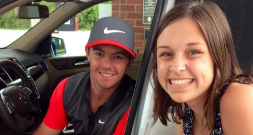Rory McIlroy Makes Girl’s Day with Photo at Gas Station