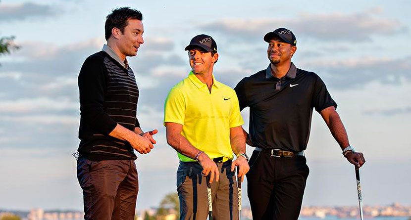 Fallon, McIlroy and Woods Help Launch New Nike Vapor Irons