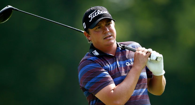 Jason Dufner Putted with 3-Wood After Giving Fan his Putter