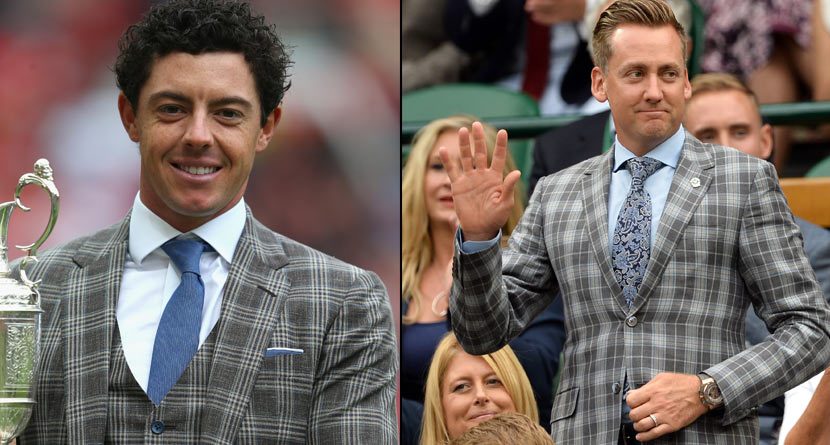 Did McIlroy Raid Poulter’s Closet For Manchester Appearance?