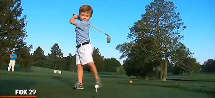 3-Year-Old Born With One Arm Has Incredible Swing