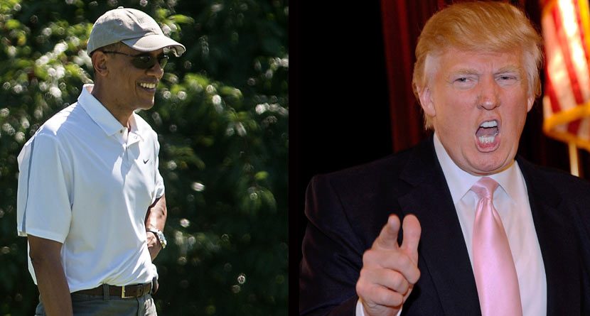 Obama Can’t Find Tee Time, Trump Offers Help On One Unlikely Condition