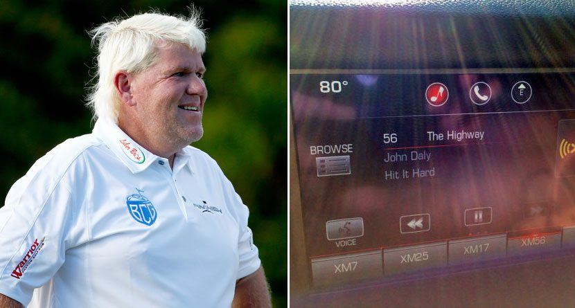 The Lion Sings Tonight: John Daly Hits It Hard In His Car