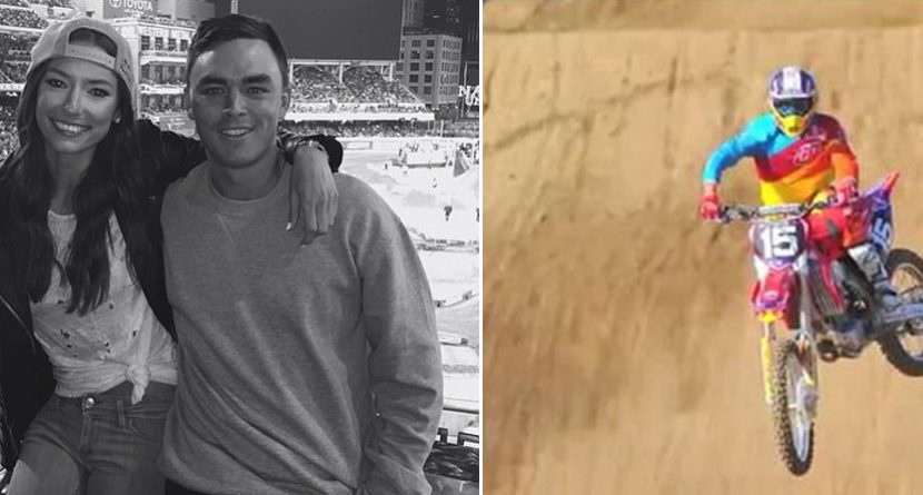 Rickie Fowler Takes In Supercross With Girlfriend After Farmers