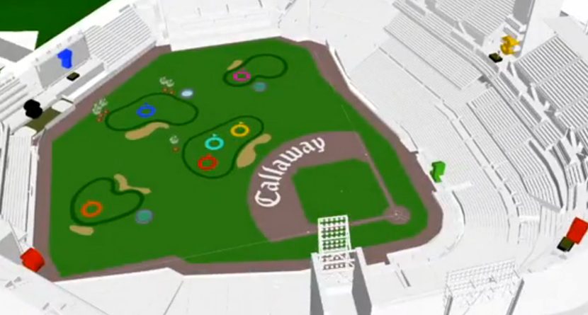 Padres and Callaway Transform Petco Park into 9-Hole Golf Course