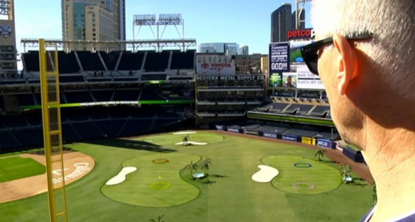 Kenny Mayne Takes on the Links at Petco Park
