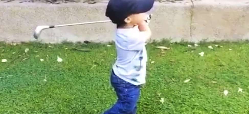 2-Year-Old Has A Better Swing Than Jim Furyk