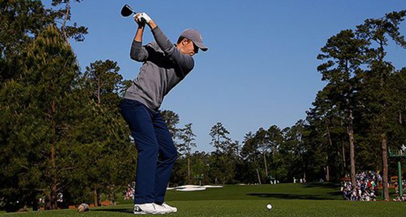 Jordan Spieth Cracks His Driver The Day Before The Masters