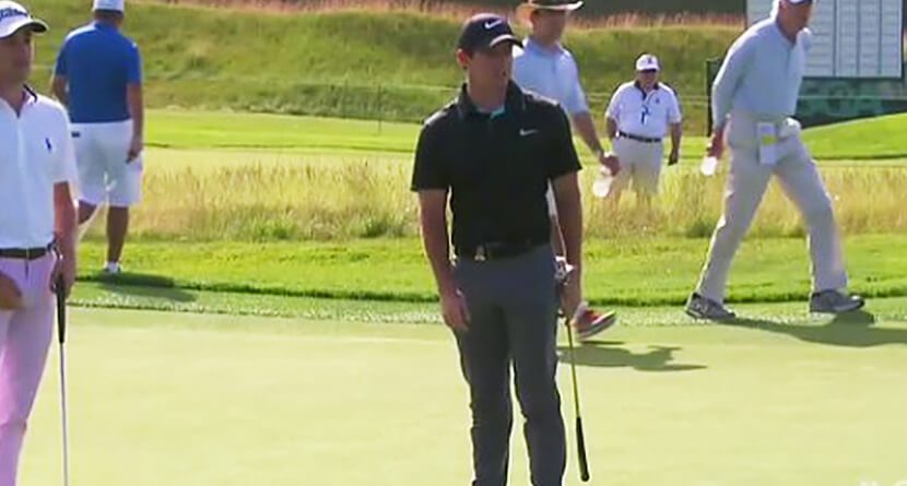 Rory McIlroy Accidentally Makes An Insane Putt