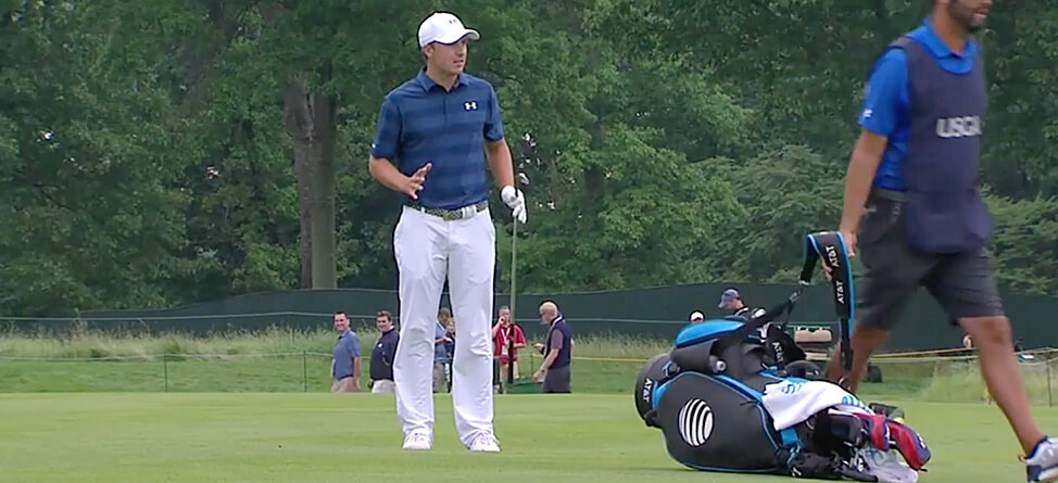 Jordan Spieth Flipped Out During The First Round Of The U.S. Open
