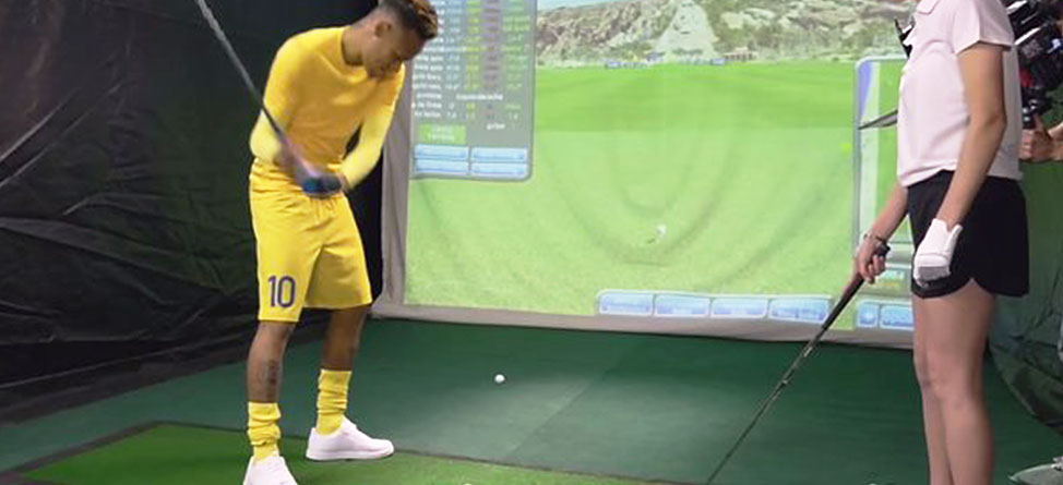 Neymar Welcomes Olympic Golf With Terrible Swing