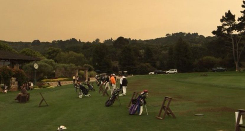 Wildfires Affect Pebble Beach, Monterey Golf Courses