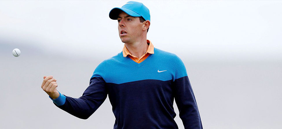 Rory McIlroy Has Disaster In Postage Stamp Bunker