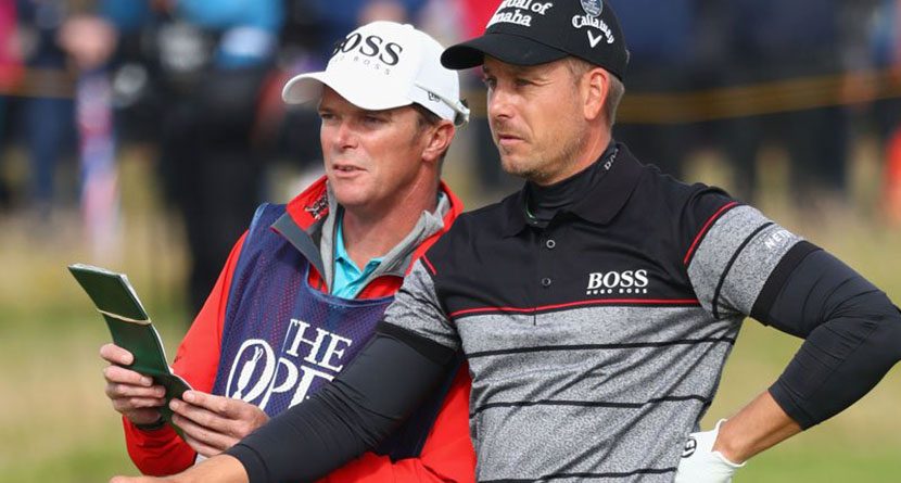 Stenson’s Caddie Loses Big Bet With Open Victory