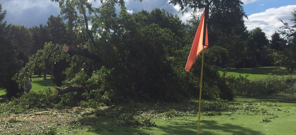 Michigan Golf Course Mauled By Tornado