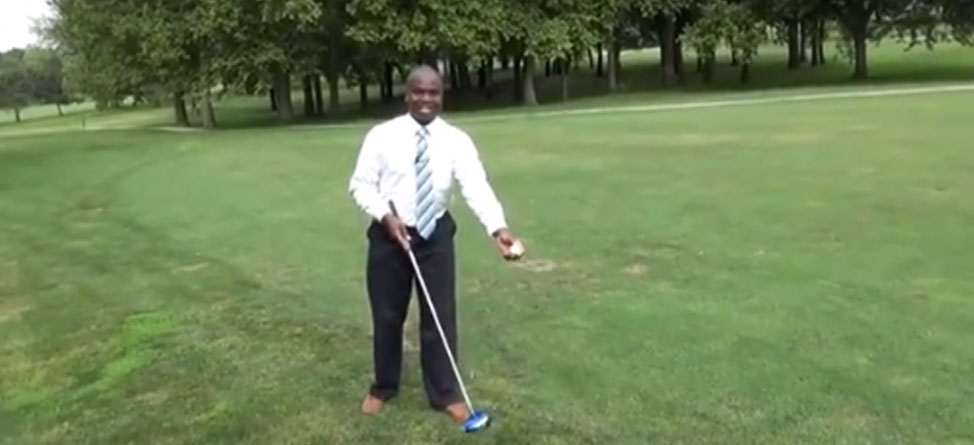 TV Anchor Finds Out Trick Shots Are Hard