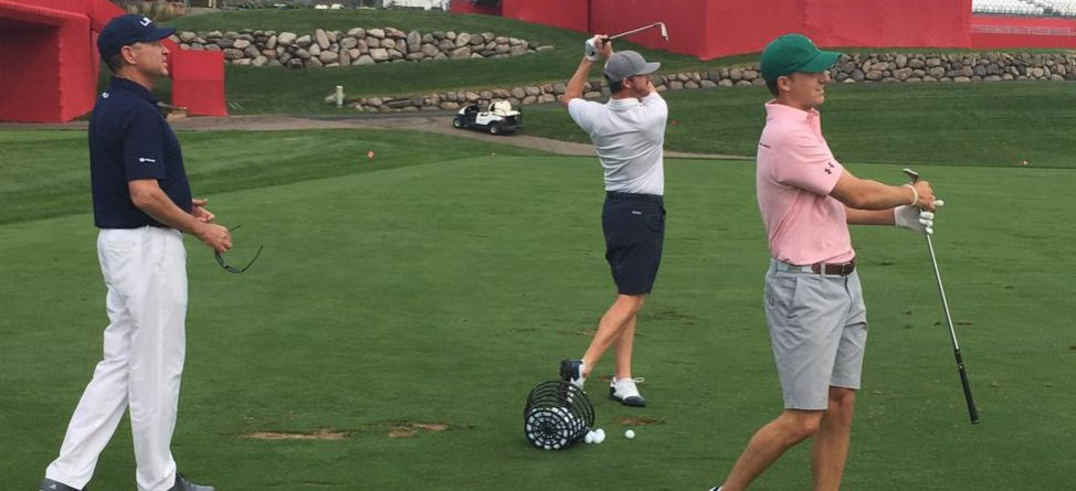 Team USA Practices At Hazeltine, Scouts Fourth Pick