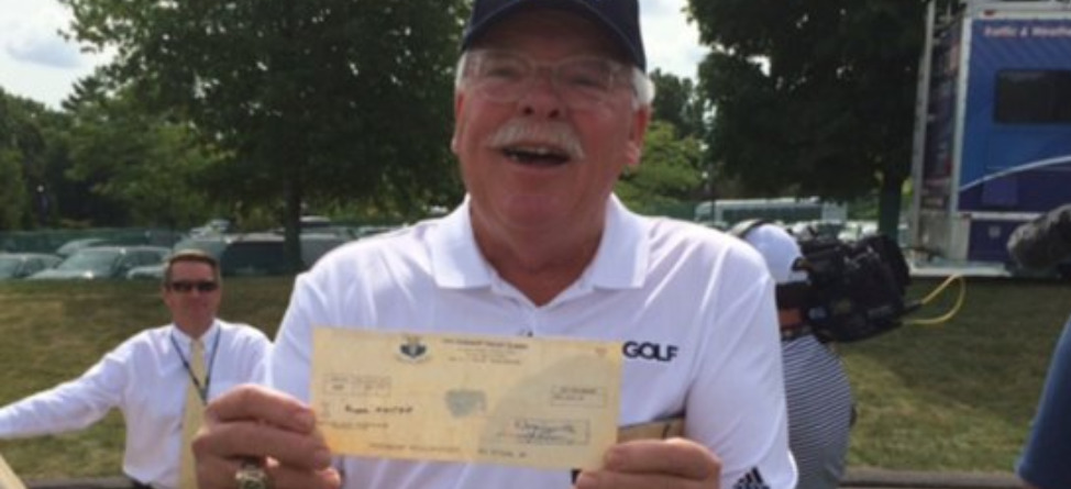 Roger Maltbie Reunited With 41-Year-Old Check