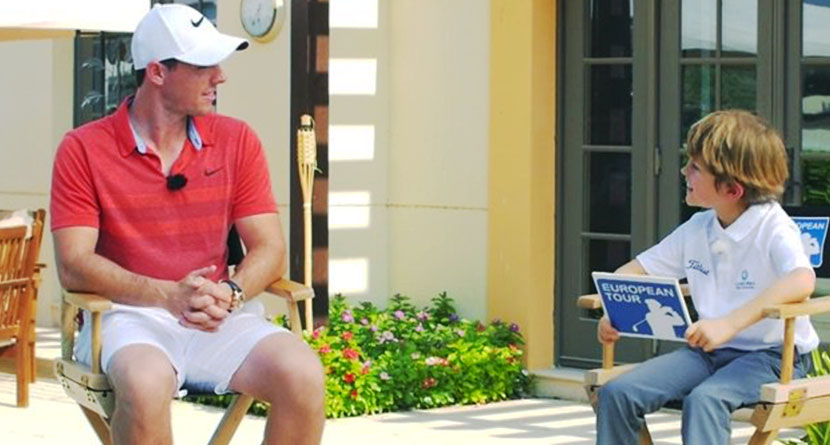 Rory Gets Hilariously Grilled In Hard-Hitting Child Interview