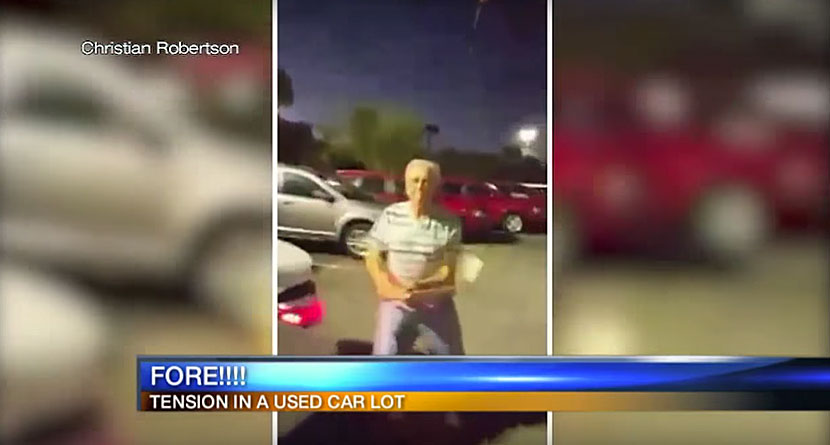 Florida Man Assaults Car Salesman With Golf Club