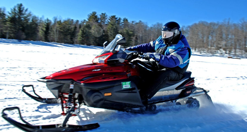 Snowmobile Joyride Rips Up Public Golf Course