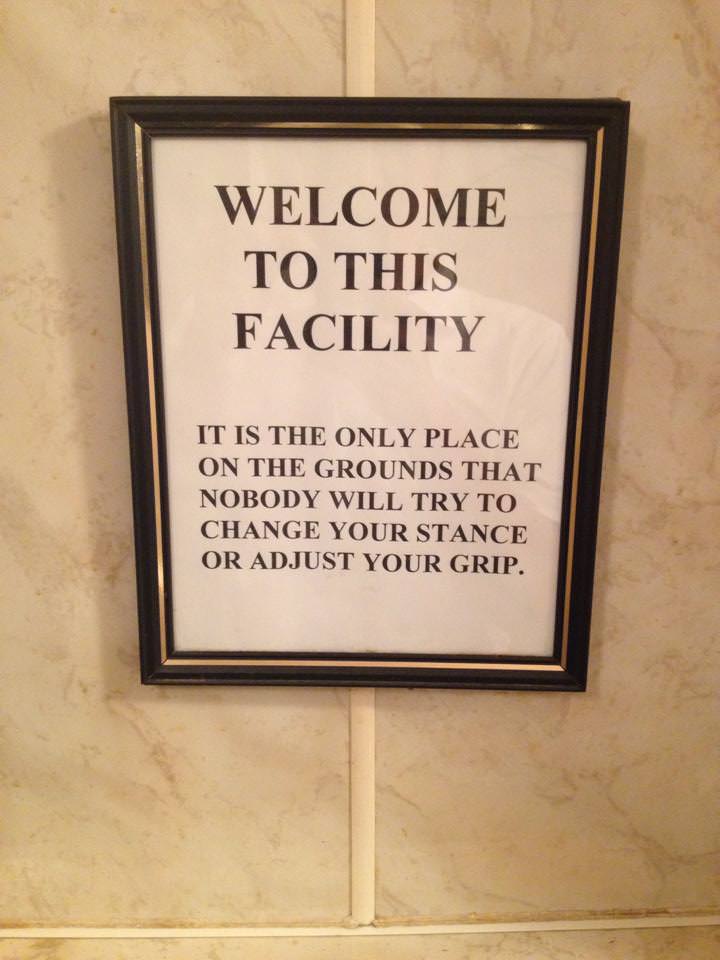 10 Hilarious and Unusual Golf Signs SwingU Clubhouse