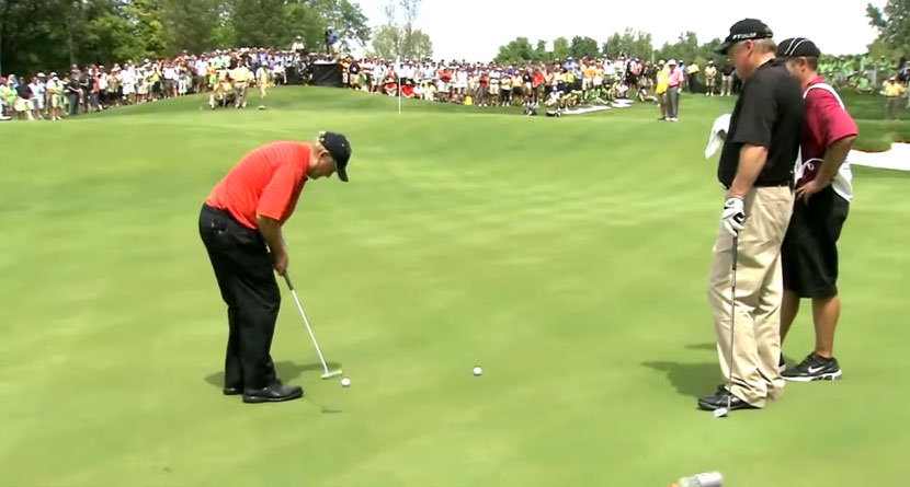 Nicklaus Owns Johnny Miller With 102-Foot Putt