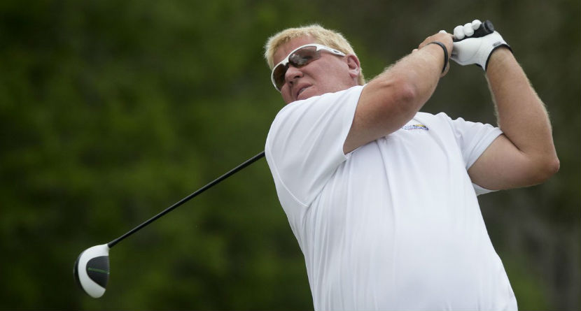 Watch: John Daly Smashes Drive Off a Beer