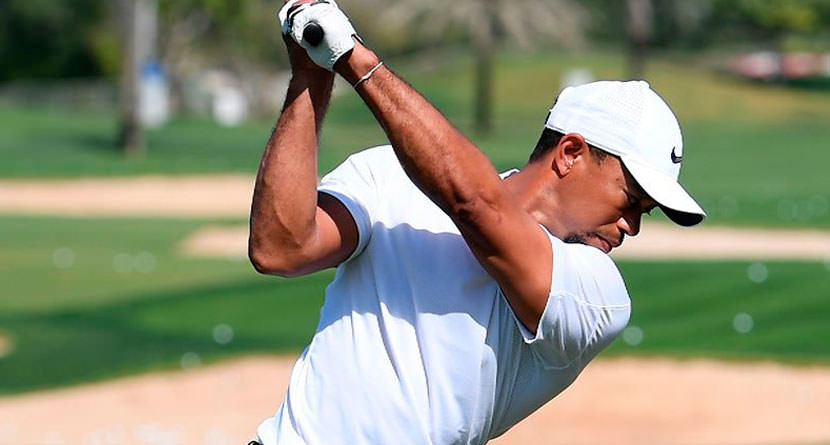 Tiger Impresses During Practice Rounds at Medalist