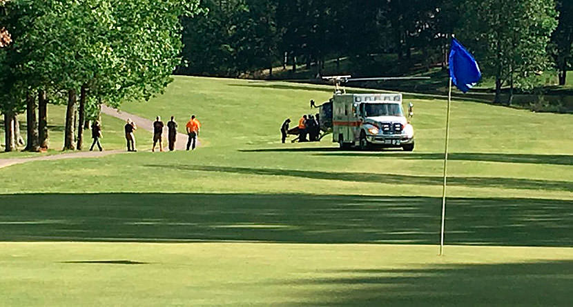 Golfer Killed in Freak Accident