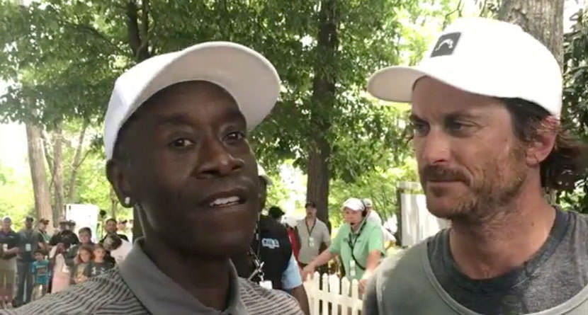 Don Cheadle And Oliver Hudson Get Into It* At BMW Pro-Am