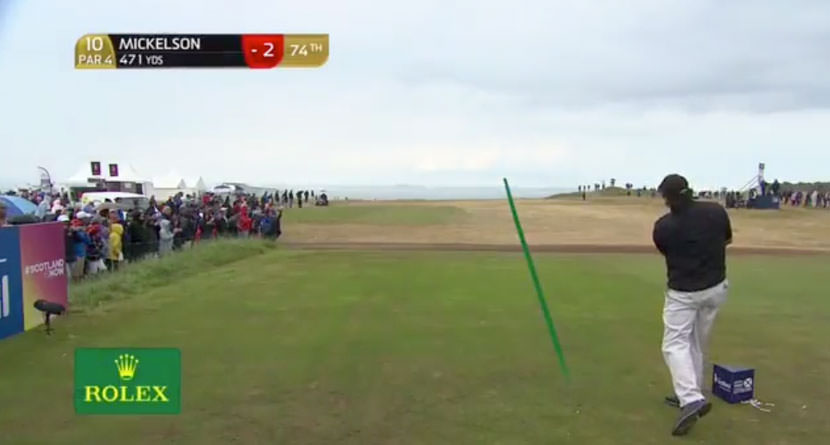 Mickelson Hits 309-Yard Stinger