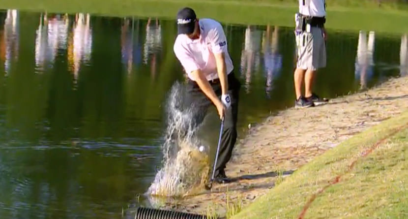 Bill Haas’ FedEx Cup-Winning Water Shot