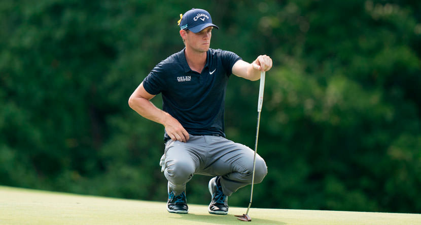 Pieters Snaps Putter Following Quadruple Bogey