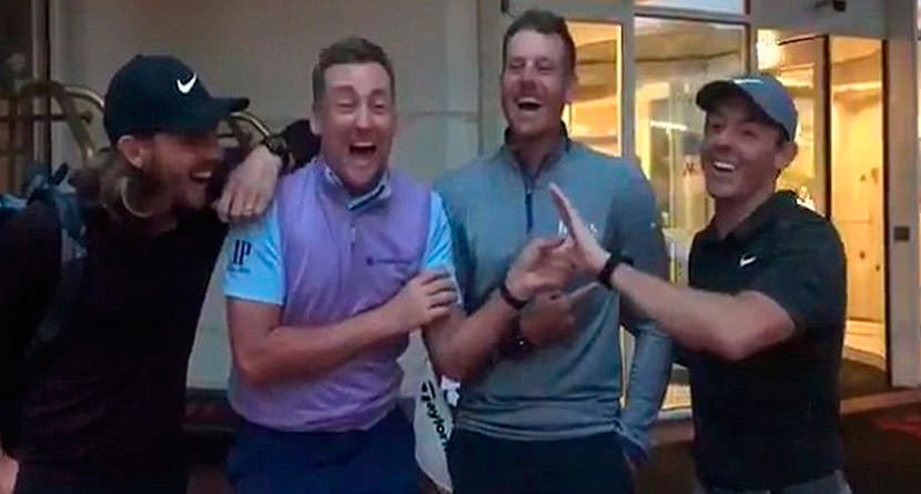 McIlroy, Ryder Cup Teammates Prank Captain Bjorn