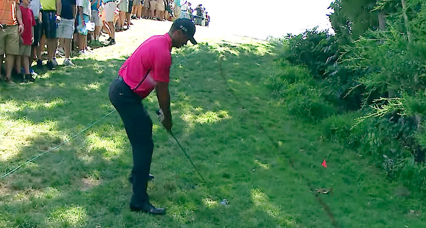 Tiger’s Ridiculous 5-Wood Chop-Cut Recovery