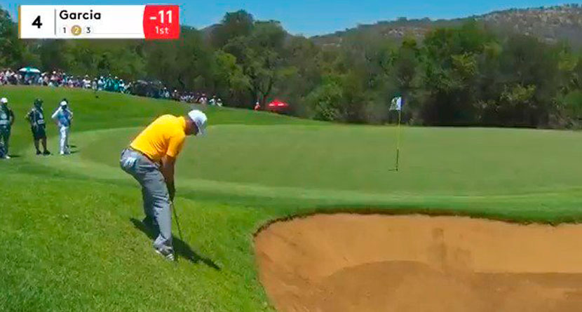 Sergio Pulls Off Ridiculous Up-And-Down