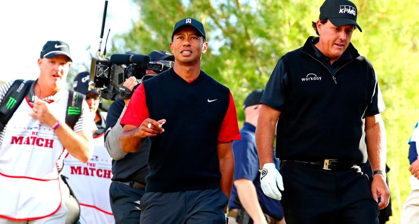 Tiger, Phil Signed 3-Year Deal To Continue “The Match”