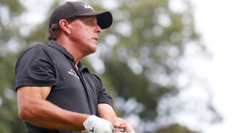 Mickelson Nearly Aces 353-Yard Par-4