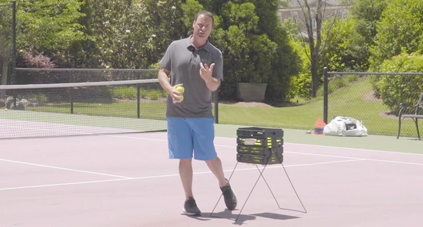 The Serve + Crush: The Federer Drill