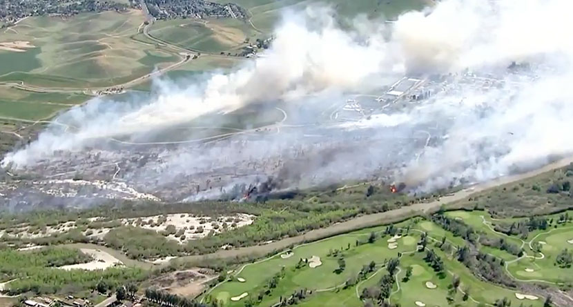 Wildfire Causes Evacuation, Shortening Of Champions Tour Monday Qualifier