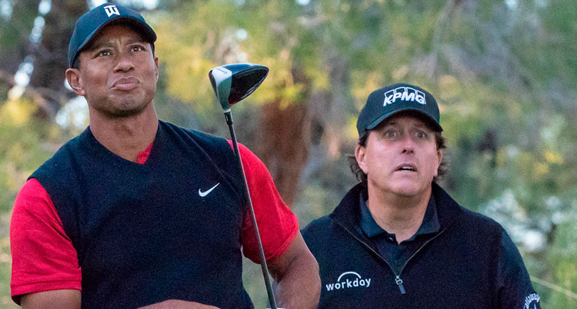 Reports: Tiger Vs. Phil 2 Happening Mid-May With Brady, Manning