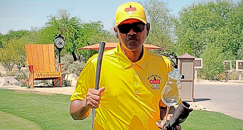 Bored Arizona Golfer Wins Event With One Club