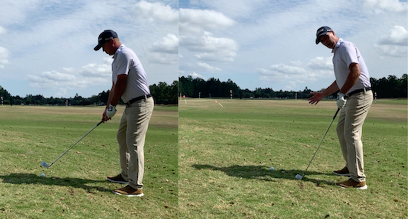 How To Play A Shot When The Ball Is ABOVE Your Feet