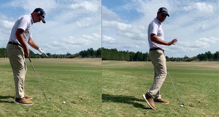How To Play A Shot When The Ball Is BELOW Your Feet